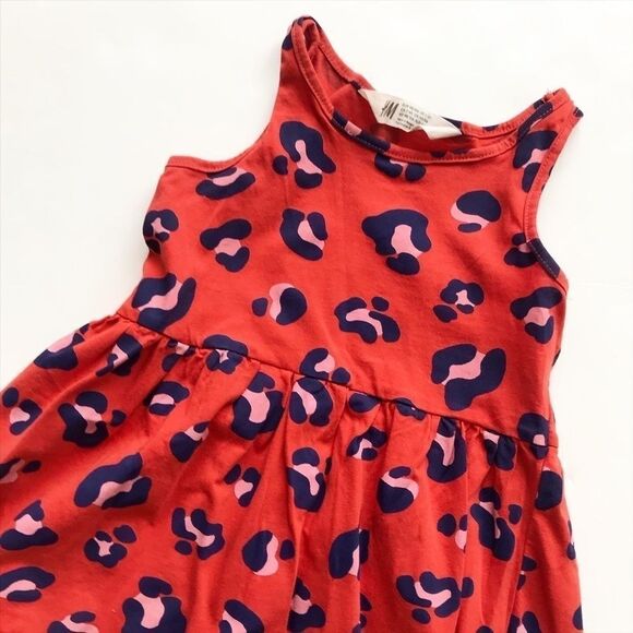 H&M animal print dress EUC 2-3T - Picture 2 of 4